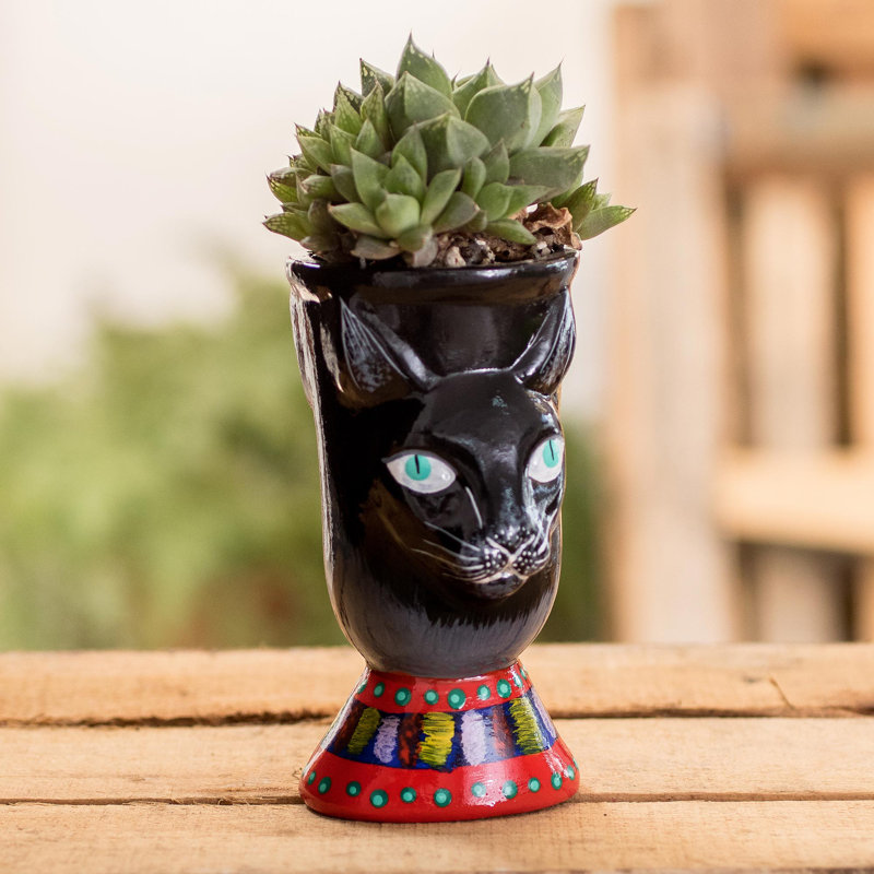 Handmade Ceramic Statue Planter