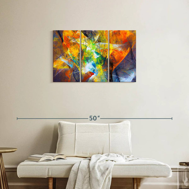 Abstrait mouvement excentrique Avery, H 20 po x l 33 po