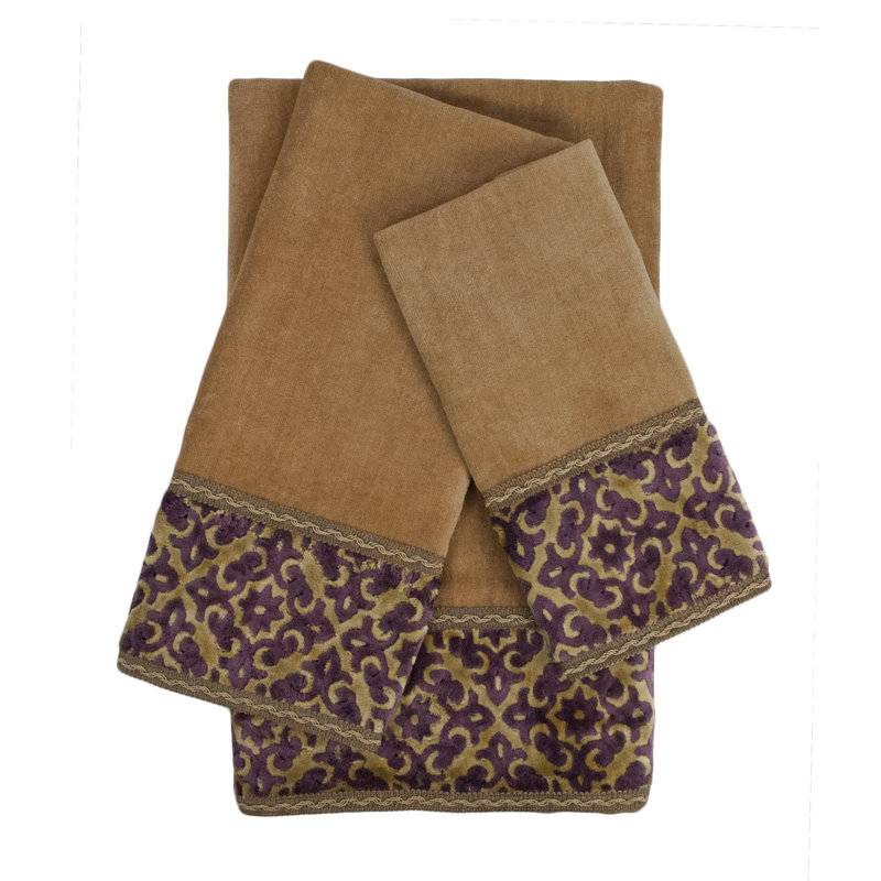 Ensemble de serviettes 3 pièces 100% coton