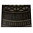 Tutankhamun 81'' Glass Top Console Table
