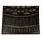 Tutankhamun 81 " W Glass Top Console Table