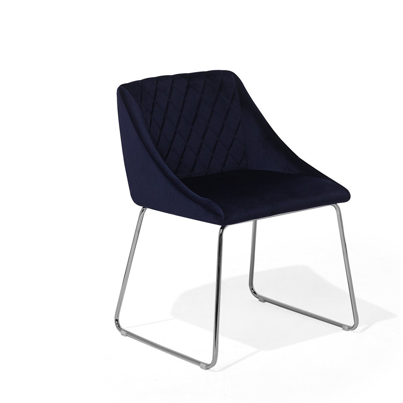 Kirkhill Upholstered Dining Chair, Navy Blue