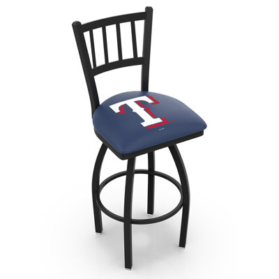 L018 Texas Rangers Swivel Counter Stool