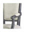 French Fabric Arm Chair in Ivory