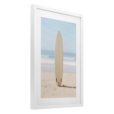 «Neutral Centered Surfboard», reproduction encadrée sous verre, design par LSR Design Studio