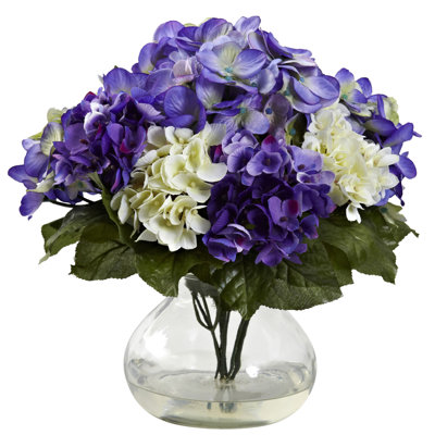Hydrangea Arrangement in Vase
