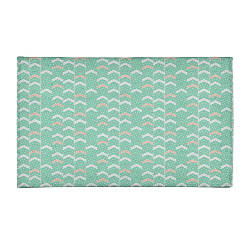 Chenille Chevron Indoor Rug, Rectangle 3' x 5'