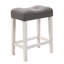 Table de bar 4 pièces, avec prise de courant, et type C, rustique imitation grain de bois, tabourets de selle confortables, pour éditer la photographie avec charge, table rectangulaire, casse-tête rembourré
