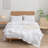 BESTOUCH Sheet Set 100% Washed Cotton Linen Feel Lightweight-115162026-115162031