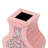 DeGrailly 26.8" Handmade Glass Floor Vase - Pink