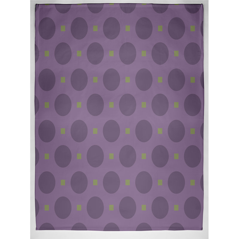 Sade Plain Weave / Muslin Throw Blanket, Purple