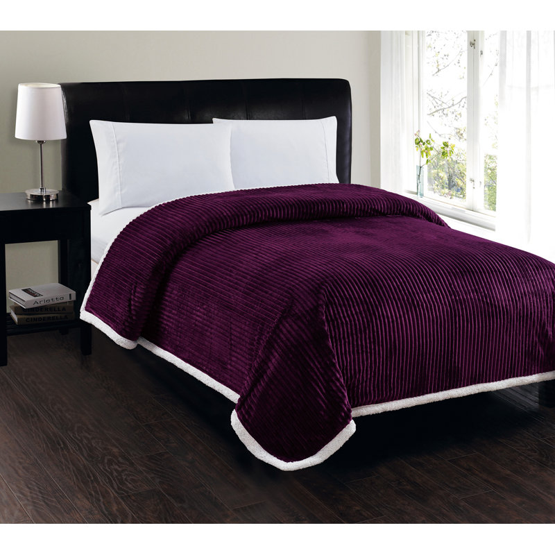 Couverture Neubert Micro Sherpa Ultra Plus, Mauve, Très grand