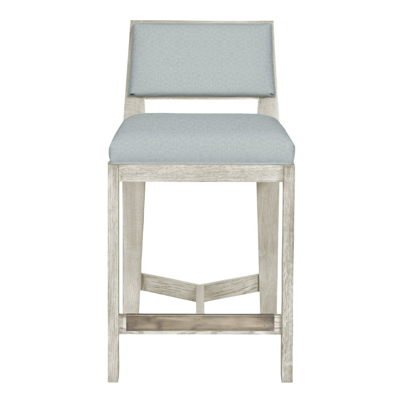 Thom Filicia Solid Wood 32.5" Bar Stool, Wrenn, Ian Haze