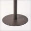 Table de bar ronde durable en PE en rotin, parfaite pour le patio et le jardin