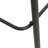 Daishun Modern Wicker Bar Stool with Fabric Seat and Powder Coated Steel Frame-376876232