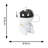 Plymouth Nebula Astronaut Spaceman Projector Remote Control Desk Table Night Light
