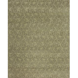 Modern Tibet Hand Knotted Area Rug in Green