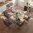 Naleya Metal Base Dining Table-495000942