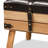 Drewie Faux Leather Ottoman