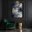 "Watercolor Floral" 64, art mural sur toile grise-1040602448