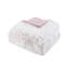 2 pièces d'édredon à poils longs en fausse fourrure pour lit simple / simple TG, rose / blanc, lit doux et chaud TG, duvet synthétique-118753962-118753963
