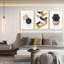 " Framed Abstract Modern Wall Art " by HZLJ 3 - Pieces-410413811-410413773