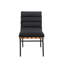 Chaise de salle à manger en tissu avec pieds en fer Boucle-911529947