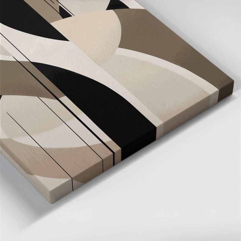 Art abstrait sur toile 63 formes abstraites, H 14 po x l 11 po
