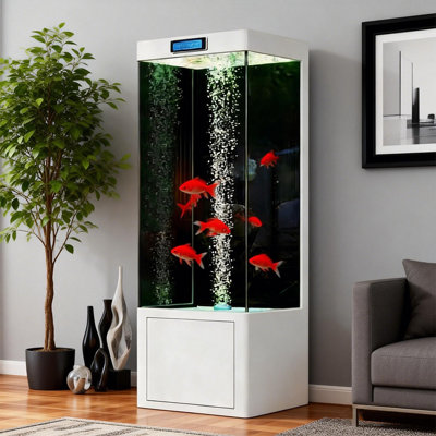 92-102 Gallon Acrylic Glass Modern Eco Aquarium Tank