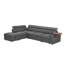 Canapé modulaire en tissu avec repose-pieds avec rangement-664479950