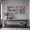 Wisteria Pond Art, reproduction d'art sur toile tendue sur toile, ensemble de 3, pour salon, chambre à coucher, décoration intérieure