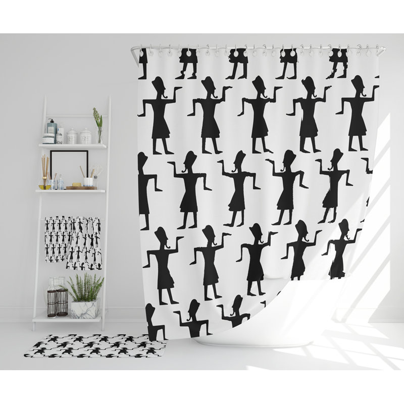 Nataliee Polyester Shower Curtain Set