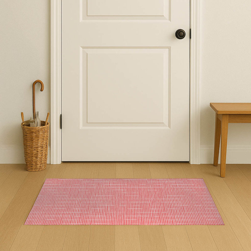 Paillasson Snow Fence, Dusty Rose, 36" W x 24" L