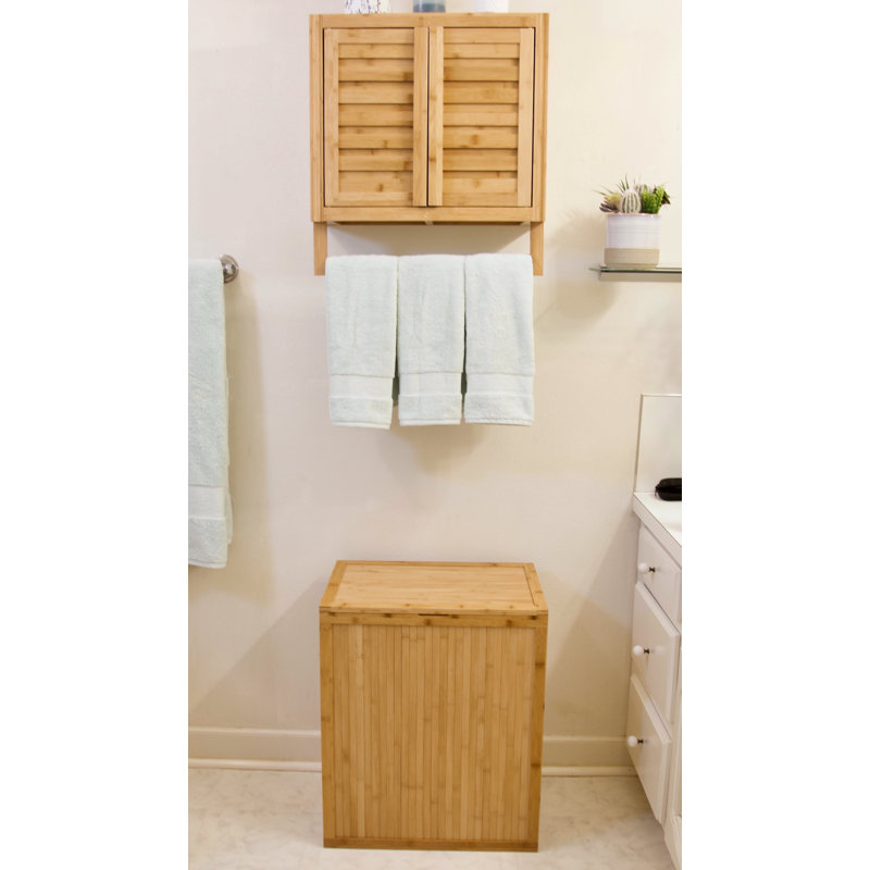 Laundry Hamper with Handles, Natural