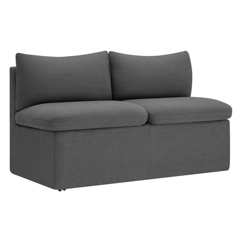Banc de rangement Alayaa, Lin fumée Effie