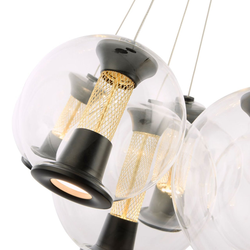 Lustre sphérique à DEL 8 lumières Arlo