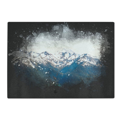 Tempered Glass Hidden Lake in Whistler Canada Chopping Board