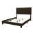 Charcoal Fabric Twin Bed With Stable Leg System And Appeal Soft Upholstery Robust Wood Frame-1624433531-1624433528