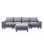 Canapé modulaire 5 pièces rembourré-1367591368