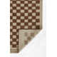 Azle Geometric Handmade Flatweave Wool Area Rug in Brown/Beige