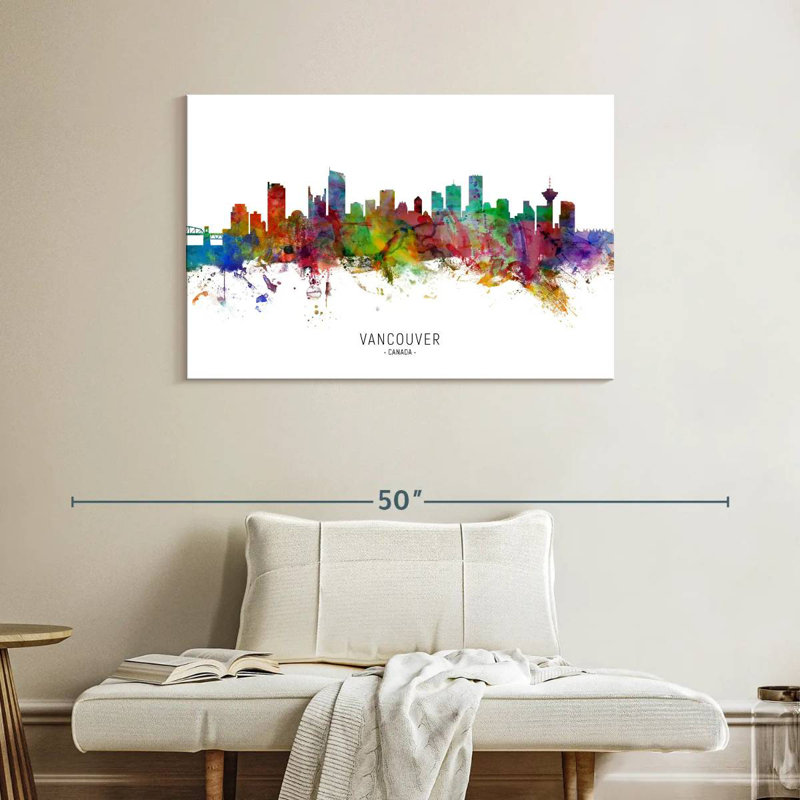 Nicci Vancouver Canada Skyline I, H 26 po x l 39 po