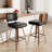 Swivel Upholstered Bar Height Stool-933675820