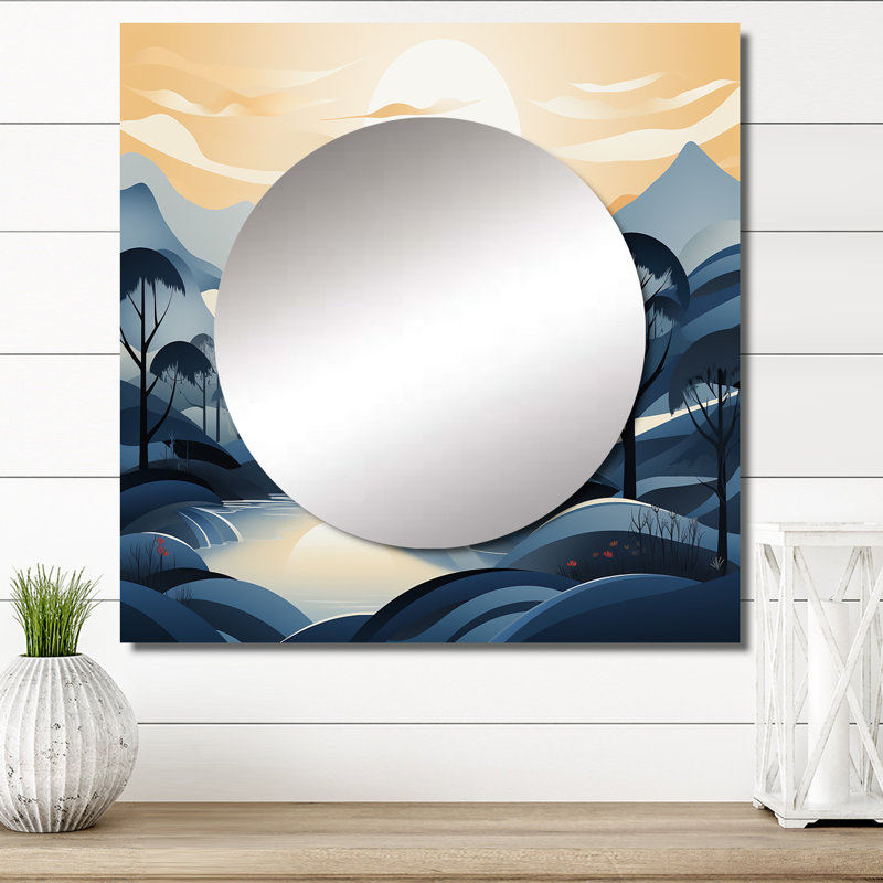 Miroir mural Eltha, 36 po x 36 po