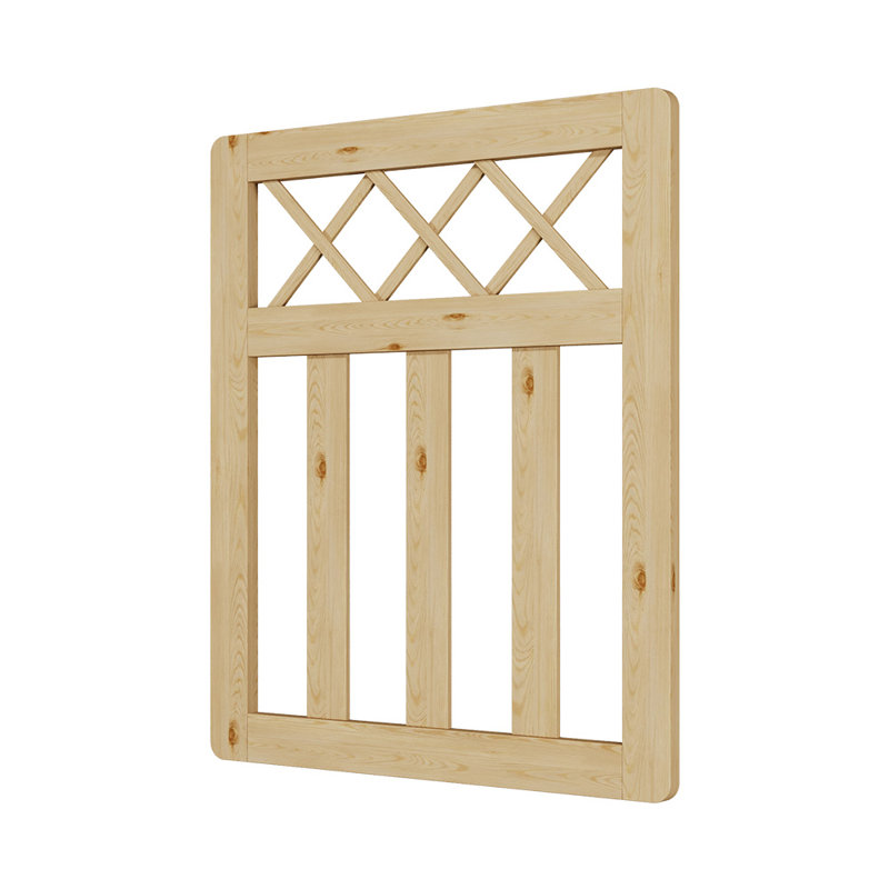 Towanna Wood Gate, 7.6 ft. H x 6.4 ft. W, Natural