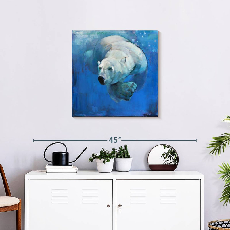 Brampt Deep Blue, 24" H x 24" W