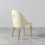 Chaise de salle à manger en acier inoxydable