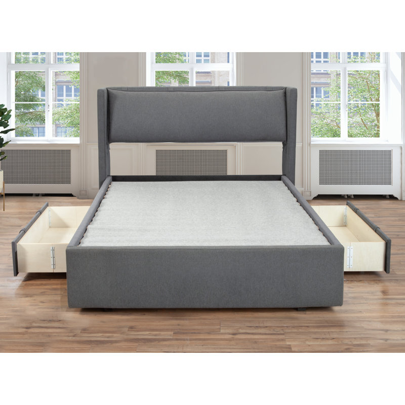 Lit plateforme avec rangement LeMonds, Grand