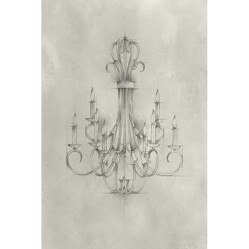 Lustre schématique IV, H 48 po x l 32 po