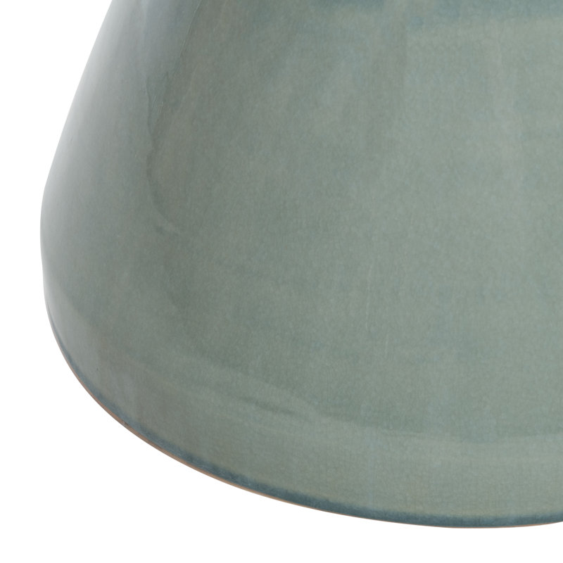Potashnick Ceramic Accent Stool, Ocean Blue