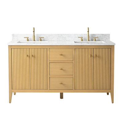 Ensemble de meuble-lavabo double 60 po